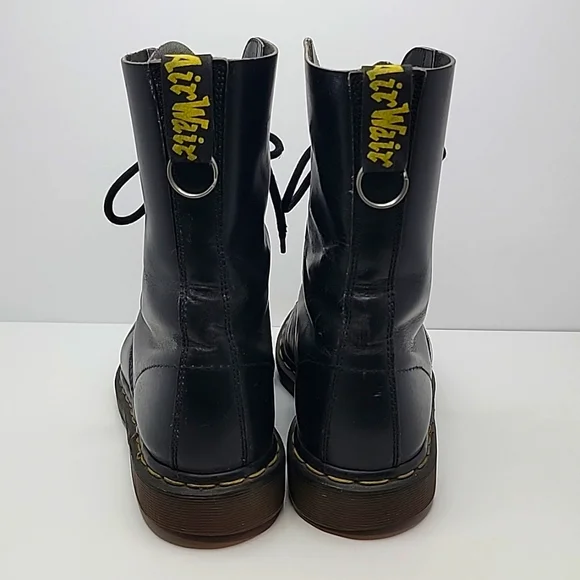 VTG Dr. Martens | 1460 distressed 10 hole black leather boots | MENS 9/10 - Picture 7 of 11